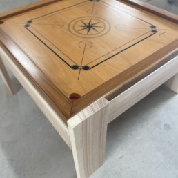 TABLE CARROM BOIS 4