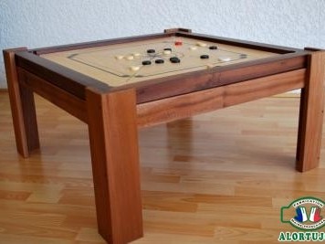 Bowling de table, jeu en bois 100% français · Alortujou