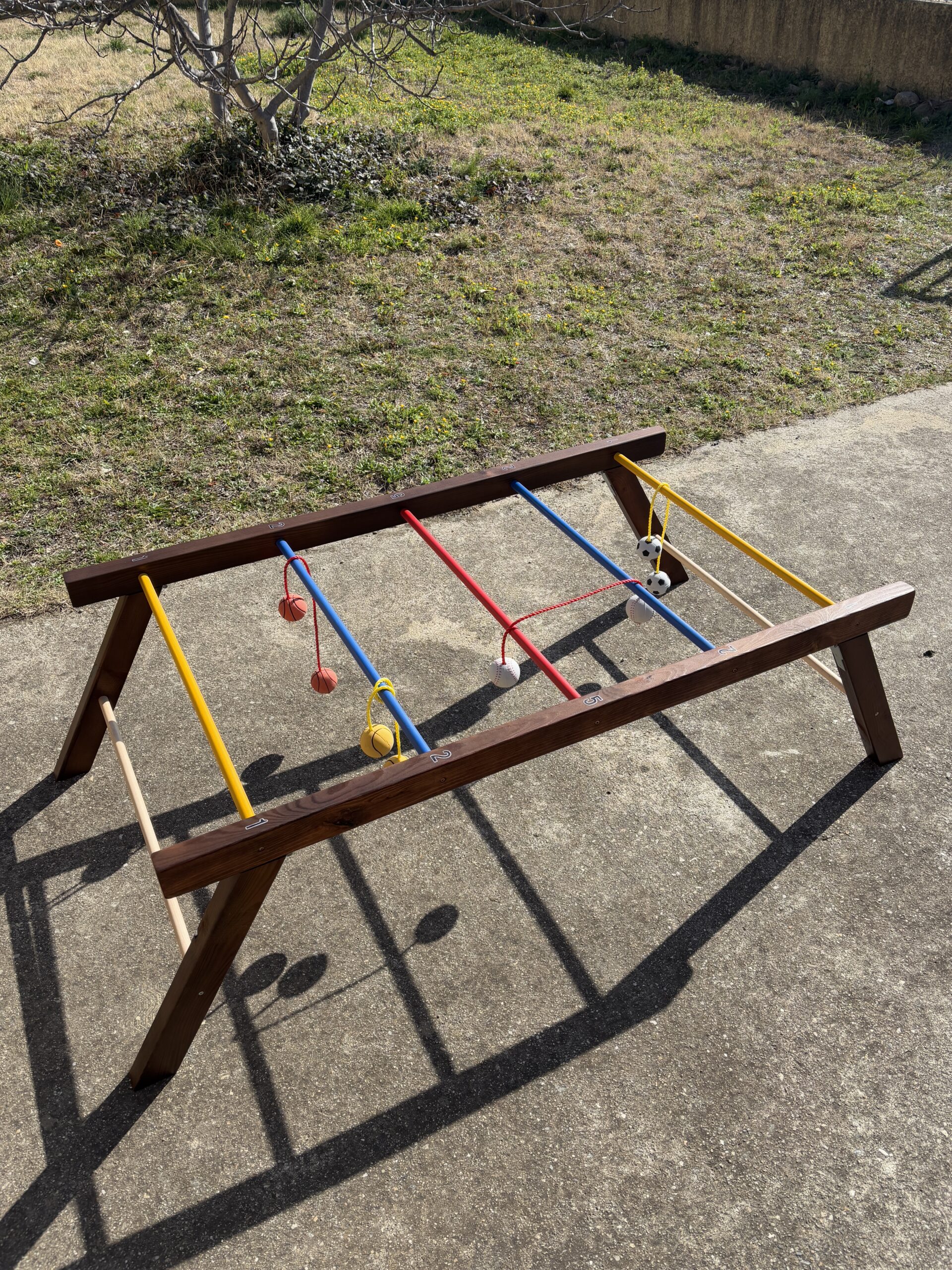 JEU EN BOIS GÉANT ROULMABOULE