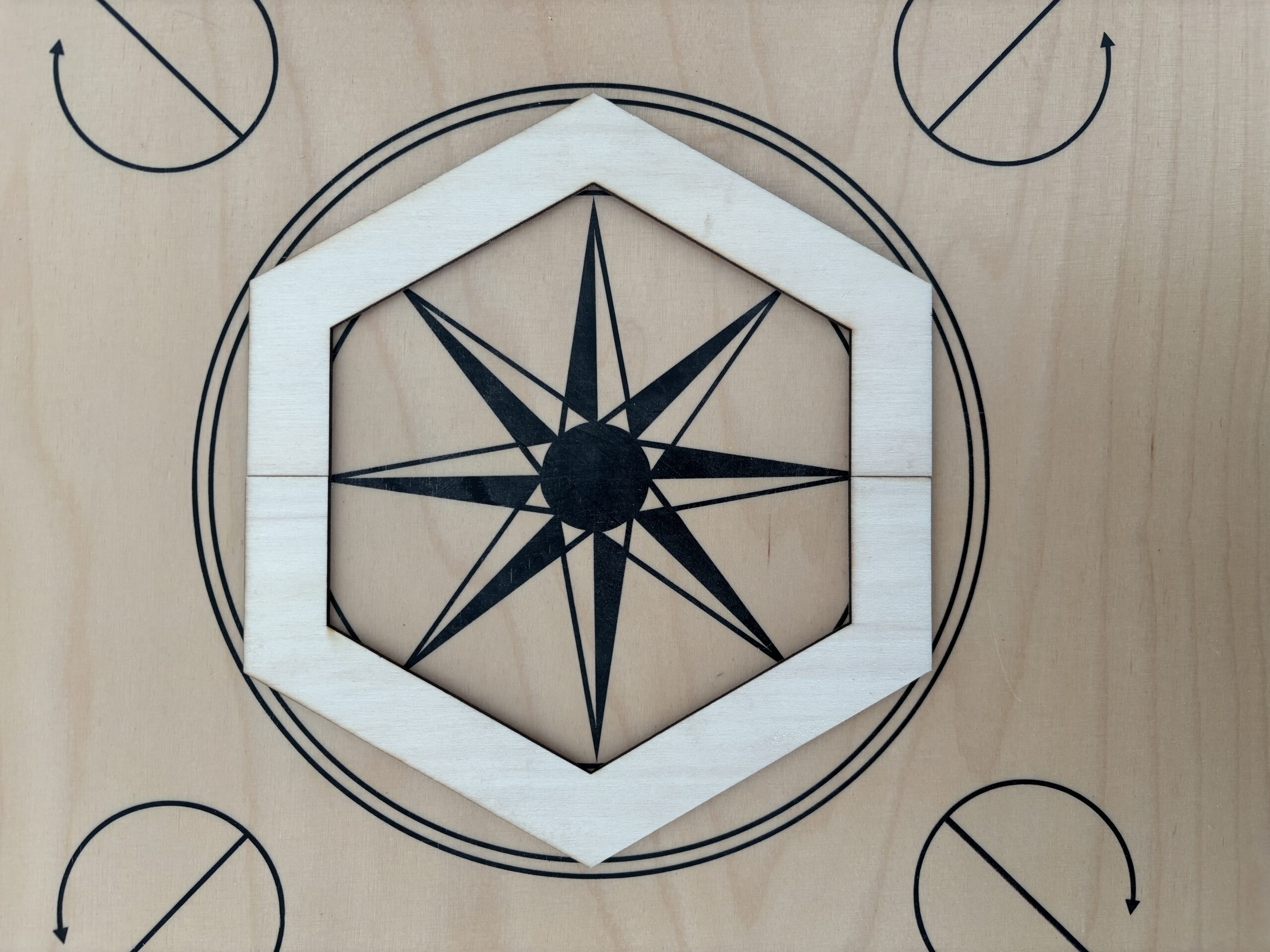 Centreur de carrom (adapté aux jeux alortujou 2025)