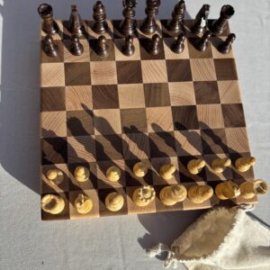 ECHIQUIER BOIS ARTISANAL BISEAUTE