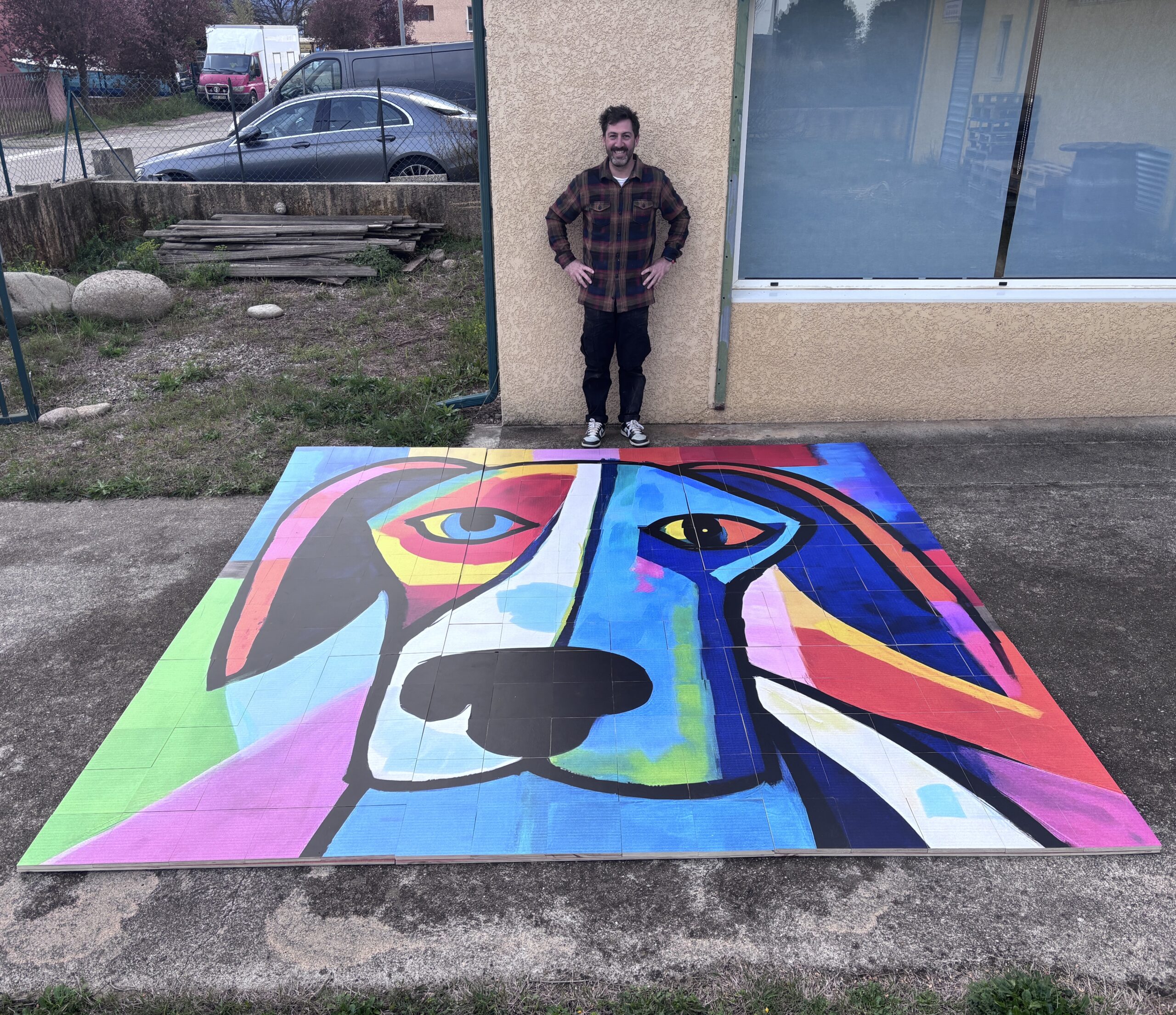 Puzzle géant 3m par 3m